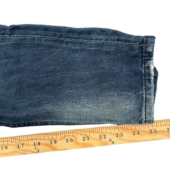 Maison Scotch L'Adorable Distressed Sky Boyfriend Jeans Indigo Women's 25 - Picture 12 of 14